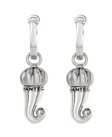 Single earring Chantecler Woman corno in Silver Diamante 0.02 Ct 43803 - 43803